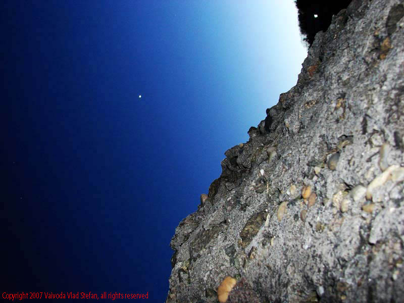 Vaivoda Vlad fotograf in Romania nisip noapte Stabilopozi si cer seara Marea Neagra Eforie Sud 2007