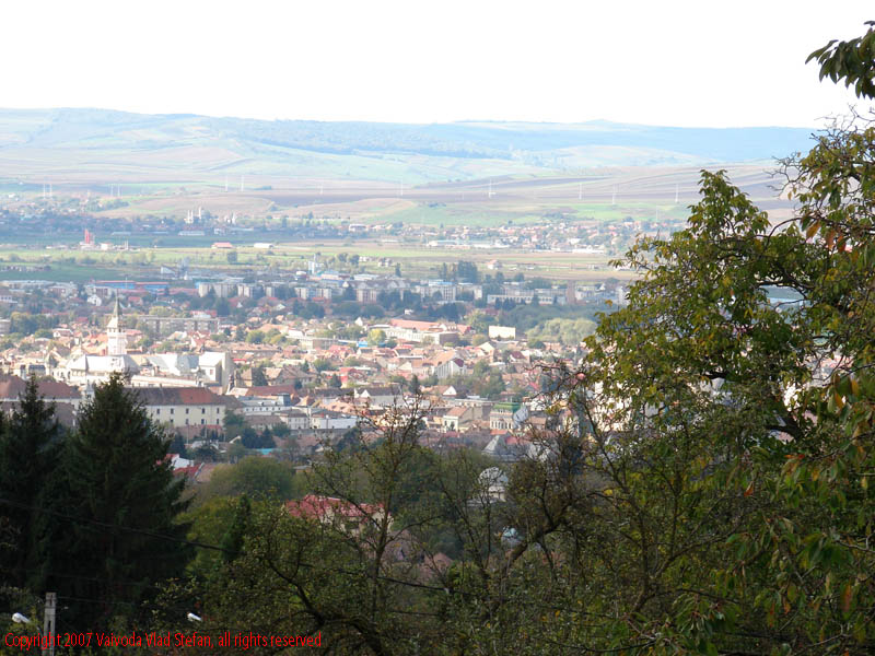 Panorama Vaivoda Vlad Stefan fotograf in Romania La platoul Cornesti Tg Mures 2007