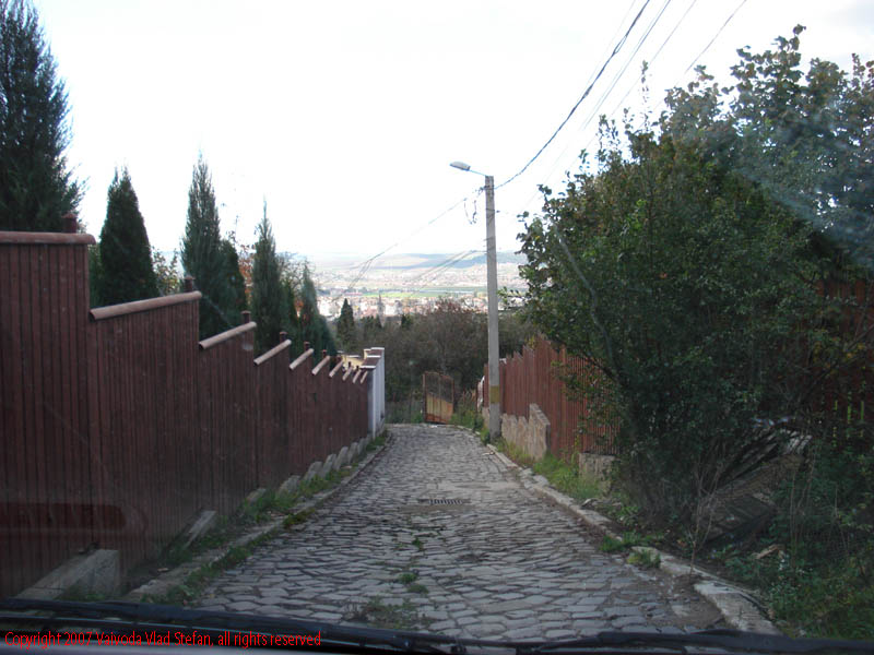 Vaivoda Vlad Stefan fotograf in Romania strada sosea trebely piatra cubica platoul Cornesti Tg Mures 2007
