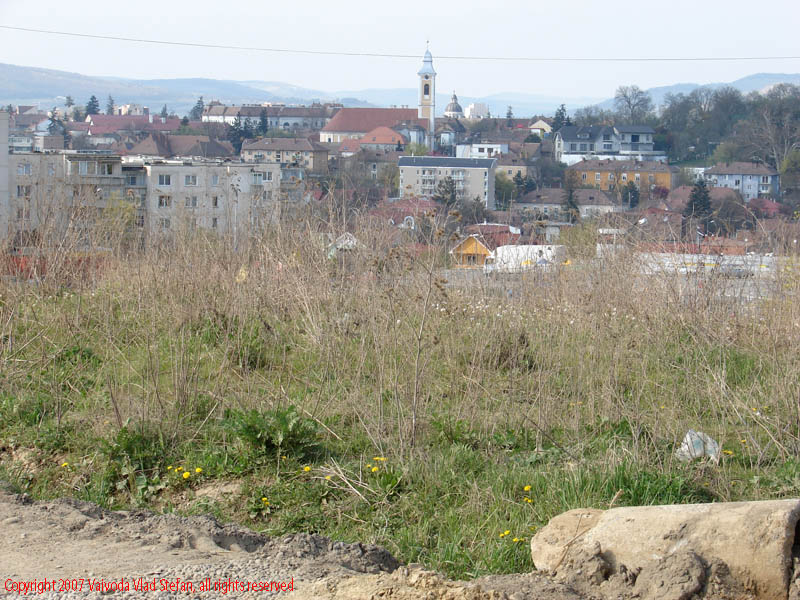 Vaivoda Vlad Stefan fotograf in Romania lucrari modernizare sosea strada Centura ocol ocolitoare Calea Sighisoarei Tg Mures 2007