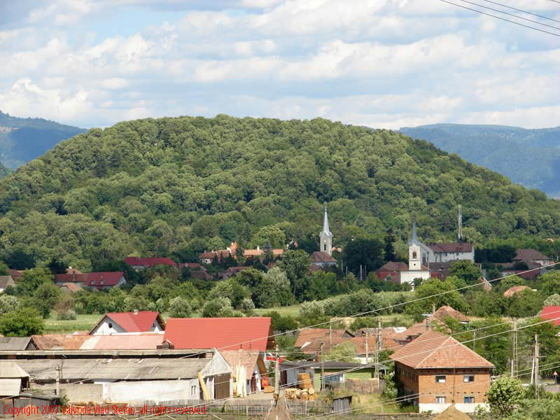 Vaivoda Vlad fotograf in Romania dealul cetatii gurghiului drum judetean sat comuna rural padure DJ153C vedere spre Gurghiu 2007