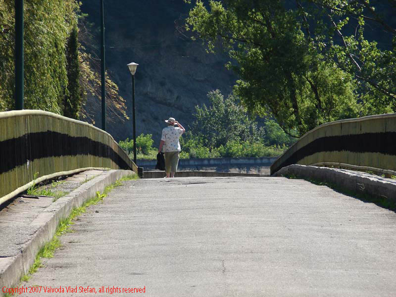 Vaivoda Vlad fotograf in Romania drum european national sosea sosele excursie calatorie calator voiaj masina automobil condus sofat soferie circula circulatie daewoo matiz autostrada autostrazi rutier trafic pod Insula Ostrov Olt 2007
